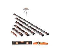 SucceBuy Niveau à Torpille Magnétique 6PCS 78/48/32/24/16/10po Résistance Aux Chocs