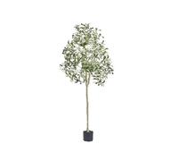 SucceBuy - olive artificielle de 4/5/6 pieds de haut, fausse plante, matériau PE sécurisé, Protection d'inclinaison Anti-basculement, arbre à faible entretien pour la maison 5ft Type1