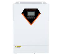 SucceBuy Onduleur hybride solaire 2-en-1, 5500W, 11000VA, onde sinusoïdale pure, écran LCD MPPT, avec 3 modes de charge (charge solaire, charge secteur, charge hybride) et 4 modes de sortie (UTL, SOL,