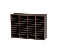 SucceBuy Organisateur De Bureau 100x30,5x68cm 36 Compartiments Etagères Réglables