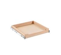 SucceBuy Organiseur D'Armoire Coulissant 50,8x53,3cm Pour Cuisine Garde-Manger Bois