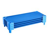 SucceBuy Pack de 4/6 lits d'enfants empilables portables pour la sieste des tout-petits, idéal pour les classes préscolaires et les garderies, pour dormir et se reposer 6 Pack 42in Lx23in W