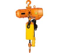 SucceBuy Palan électrique à chaîne de, capacité de levage de 2200 lbs, hauteur de levage de 13 ft, vitesse de 11 ft/min, 230 V, pont roulant monophasé avec chaîne G80, télécommande à fil de 10,8 ft po