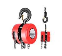 SucceBuy Palan Manuel à Chaîne Capacité 1T Hauteur de Levage 244cm Pour Garages