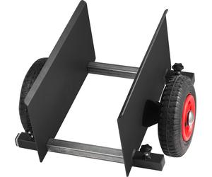 SucceBuy Panel Dolly, chariot pour panneaux d'une capacité de charge de 274 kg, chariot de chantier à sec haute performance avec roues pneumatiques de 20,3 cm, chariot à pince réglable pour la manipul