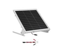 SucceBuy Panneau Solaire 20W 12V Support de Montage Réglable Facile à Installer