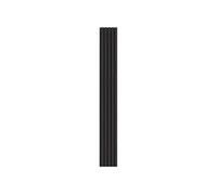 Panneaux acoustiques SucceBuy en lamelles de bois, 20,1 x 249,6 cm, panneaux muraux en MDF imitation bois pour une décoration intérieure moderne, isolation phonique, panneaux imitation bois, chêne noi