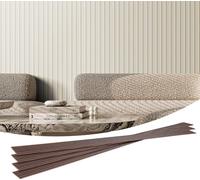 SucceBuy Panneaux acoustiques, set de 8, panneaux muraux en WPC, 2450 x 166 x 9 mm, aspect bois moderne pour l'intérieur, panneaux muraux décoratifs pour la réduction du bruit, design blanc mat