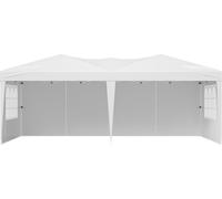 SucceBuy Pavillon pliable 5,9x2,96x2,65m avec parois latérales pour le jardin et les fêtes