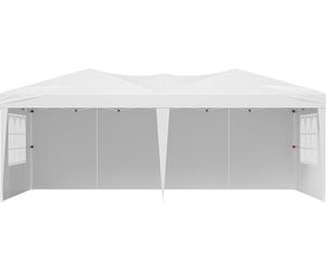 SucceBuy Pavillon pliable 5,9x2,96x2,65m avec parois latérales pour le jardin et les fêtes