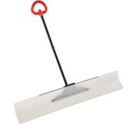 SucceBuy Pelle à neige, 1235x1250 mm Pelle à neige avec poignée ergonomique, lame HDPE, outil de déneigement, pelle à neige portable pour allées, escaliers et trottoirs