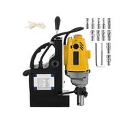 SucceBuy MD40 Perceuse électrique magnétique de 1-1/2 pouces, perceuse de 1100 W avec jeu de fraises HSS de 11 pièces, jeu de fraises annulaires de précision, compact réversible, Evolution Magnet Forc