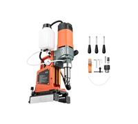 Perceuse magnétique SucceBuy 1400 W, diamètre de perçage 50 mm, vitesse réglable de 0 à 850 tr/min, sens réversible, convient pour les surfaces métalliques, carotteuse électrique pour l'industrie et l