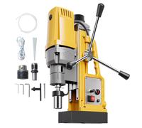 SucceBuy perceuse magnétique alésage diamètre Portable électrique Mag perceuse presse perceuse Surface métallique amélioration industrielle 1400W 11pcs