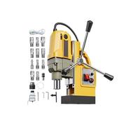 SucceBuy Perceuse magnétique-1400W, 2810 lbf Mag Perceuse à pression, 1,6 in Bohring, 11 Bits
