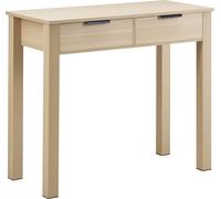 SucceBuy Petit bureau avec tiroir, design bois, 870 x 395 mm