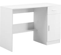 SucceBuy Petit bureau en bois avec tiroir, design rectangulaire pour le travail de bureau