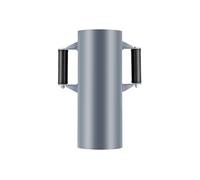 SucceBuy Pilon à Poteau Manuel Diamètre Intérieur 15,5cm Pour Enfoncer Piquets Gris