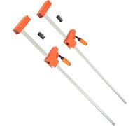 SucceBuy Pince à barre de 50" pour le travail du bois, lot de 2 pinces parallèles, limite de charge de 1100 lbs, pression uniforme, plastique haute résistance et acier au carbone