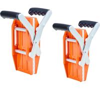 SucceBuy Pinces de manutention de pierres à deux mains 300 kg Pinces de levage 280x120x190mm 2er Set