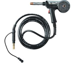 SucceBuy Pistolet à bobines de 200 ampères avec câble de 20 pieds, compatible avec les soudeuses Hobart IronMan 240 Mig, convient pour les fils de soudure à âme de flux/plein/aluminium de 0,030" et 0,