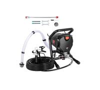 SucceBuy Pulvérisateur de peinture airless 750 W, 3000 PSI pulvérisateur électrique haute efficacité, appareil manuel pour meubles intérieurs/extérieurs et clôtures, finition fine et uniforme