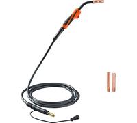 SucceBuy Pistolet de soudage MIG 250 ampères, câble de 15 pieds, compatible avec Lincoln Power MIG 200, 215, 216, 255, Wire-Matic 255, pour fils de soudage de 0,035 pouce et 0,045 pouce