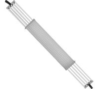 SucceBuy Planche de travail télescopique en aluminium, 2,4-4,9 m, capacité de charge 227 kg, planche d'échafaudage de 31,8 cm de large, accessoire d'échelle de rallonge antidérapant, matériau aluminiu