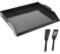 SucceBuy Plaque de cuisson plate en acier au carbone pour BBQ, 502x370mm