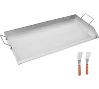 SucceBuy Plaque de cuisson plate en acier inoxydable pour BBQ, Dimensions : 809x370mm