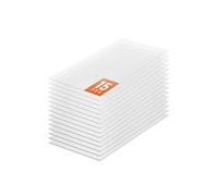 SucceBuy Plaque Toiture en Polycarbonate 121x60,5x0,6cm Lot de 15 Protection Contre UV