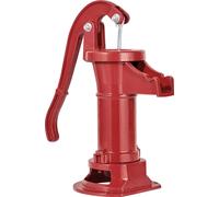 SucceBuy Pompe à balancier antique de style vintage, hauteur de refoulement de 7,6 m, pompe manuelle en fonte, pompe de puits avec raccord NPT 1-1/4 pouce, pompe de jardin pour étang, cour et jardin,