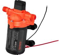 SucceBuy Pompe à membrane 12 V DC, 15,1 L/min, pompe à eau auto-amorçante à 3 chambres avec pressostat automatique, pression 2,75 bar, convient pour camping-car, caravane, bateau, yacht et nettoyage d