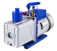 SucceBuy Pompe à vide à 2 étages 10CFM 1HP Pompe à palettes HVAC Rotatif Auto Réfrigérant AC pour Réparation Automobile Évacuatisation sous Vide