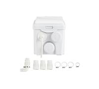 Système de pompage Kleinhebeanlage de SucceBuy, 350 W, débit de 7 m, hauteur de refoulement. Station de pompage pour eaux usées avec 3 entrées d'eau, adaptée pour les caves et les éviers de cuisine