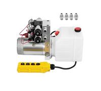 SucceBuy Pompe Hydraulique 39,1x17,5x16,5cm 12V 4,5L Démarrage Rapide Elévateur à Ciseaux