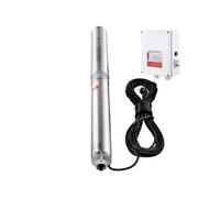 Pompe submersible pour puits profonds SucceBuy 2200 W - en acier inoxydable. Puissant débit de 9,8 m³/h et hauteur de refoulement de 144 m. Idéale pour l'approvisionnement en eau à partir de puits pro