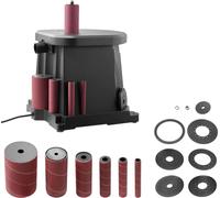 SucceBuy Ponceuse à axe oscillant, 2000 tr/min Ponceuse avec 6 manchons (12,7-76,2 mm), course de 15 mm & raccord pour la poussière pour le traitement des meubles, le bricolage et le traitement du boi