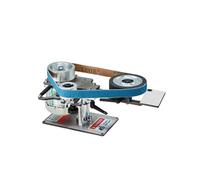 SucceBuy Ponceuse à Bande 76,2x2,54cm Vitesse Variable Avec VFD 550W 2 Modes de Meulage