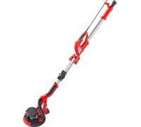 SucceBuy Ponceuse électrique à sec 750W poignée télescopique pliable vitesse variable 800-1750RPM avec lampes LED sac d'aspirateur 6 pads de sable
