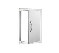 SucceBuy Porte d'Accès Pour Cuisine Extérieure Porte Simple Avec Poignée 40,7x55,9cm