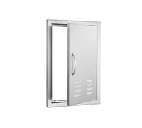 SucceBuy Porte d'Accès Pour Cuisine Extérieure Simple Porte 61x43,1x4,5cm Avec Crochets