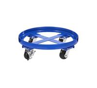 SucceBuy Porte-Fût 61,5x18,8cm Capacité 907kg Avec Traverses Pour Fûts Bleu Acier