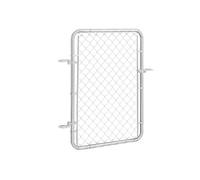 SucceBuy Portillon de Jardin 81x117cm Installation Facile Pour Ferme Poteaux Non Inclus