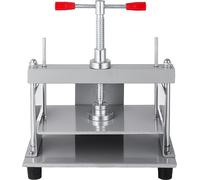 SucceBuy Presse à papier manuelle, 12x8,7 pouces pour papier A4, cadre en acier Presse manuelle à plat, capacité d'épaisseur de 150mm, pression de 1500KG, Idéal pour la reliure et la fabrication de pa