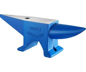SucceBuy Pro enclume à corne, 88,2 livres, 40 kg d'acier, 600 mm de long, enclume de forgeage robuste et portable en fonte, outil d'enclume de forgeage d'établi stable pour l'art de la forge, noir