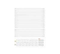 SucceBuy Profilé LED en U 100cm Lot de 20 Aluminium Diffuseur PC Blanc Laiteux