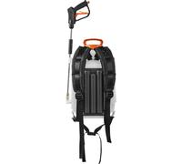 SucceBuy Pulvérisateur à pression à batterie, pulvérisateur électrique 16 L, 2 barres de pulvérisation & 8 buses, pression réglable 0-6 bar, 4 heures d'autonomie, pulvérisateur portable à dos pour le