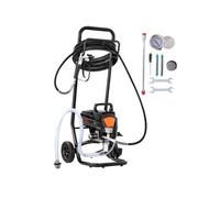SucceBuy Stand Pulvérisateur de peinture airless, 950 W 3000 PSI pulvérisateur électrique à haute efficacité avec chariot, peinture fine et uniforme pour l'intérieur et l'extérieur des maisons, meuble