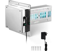 SucceBuy Purificateur d'air HVAC pour toute la maison, 18 W, 9 pouces, lampe à canal avec 2 ampoules et PCO Tech